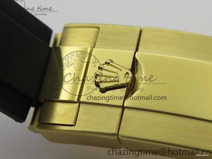 on V3 Strap Extra 1:1 116518 SS Black Strap) YG Dial 904L (Free Case Edition Noob SA4130 White Best Daytona Plated Rubber 1229